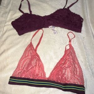 2 bralettes Victoria secret